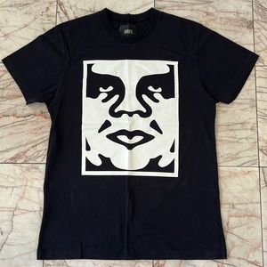 Obey Men’s Black Graphic Logo T-Shirt